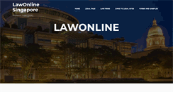 Desktop Screenshot of lawonline.com.sg